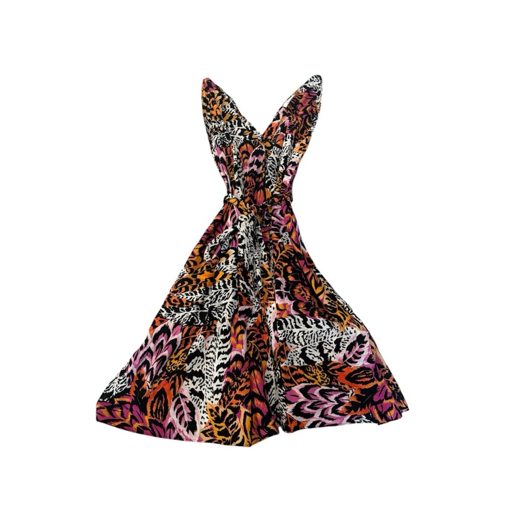 & Other Stories Vibrant Pink and Orange Dress